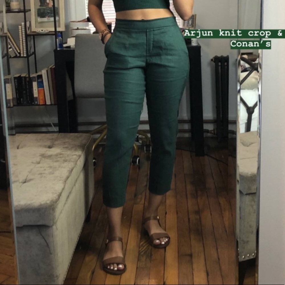Aritzia Babaton conan linen pants